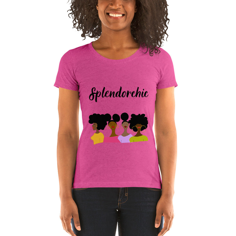 Afro Women Fitted T-Shirt