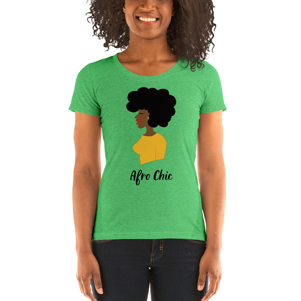 Afro Chic Profile Fitted T-Shirt