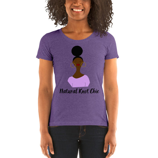 Natural Knot Chic Fitted T-Shirt